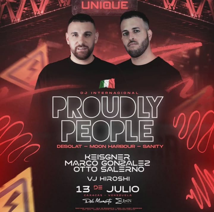 UNIQUE Evento Música Electrónica Caracas – Pista Principal Edición 01